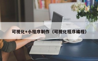 张北可视化+小程序制作（可视化程序编程）